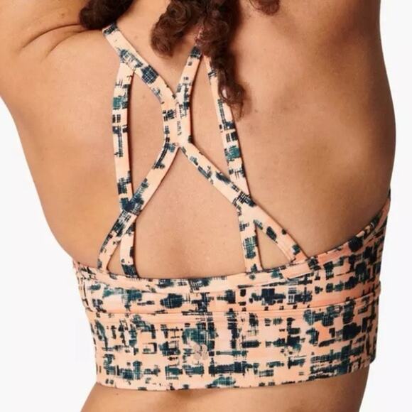 Sweaty Betty Super Sculpt Yoga Sports Bra No Padding Womens Size Large - Picture 1 of 7